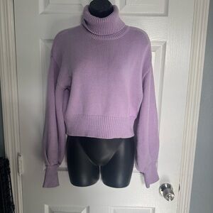 Bar III Lilac Turtleneck Sweater
